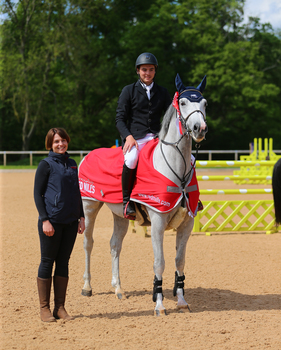 Donald Whitaker crowned winner of the Connolly’s RED MILLS Senior Newcomers Second Round at Wellington Riding Centre